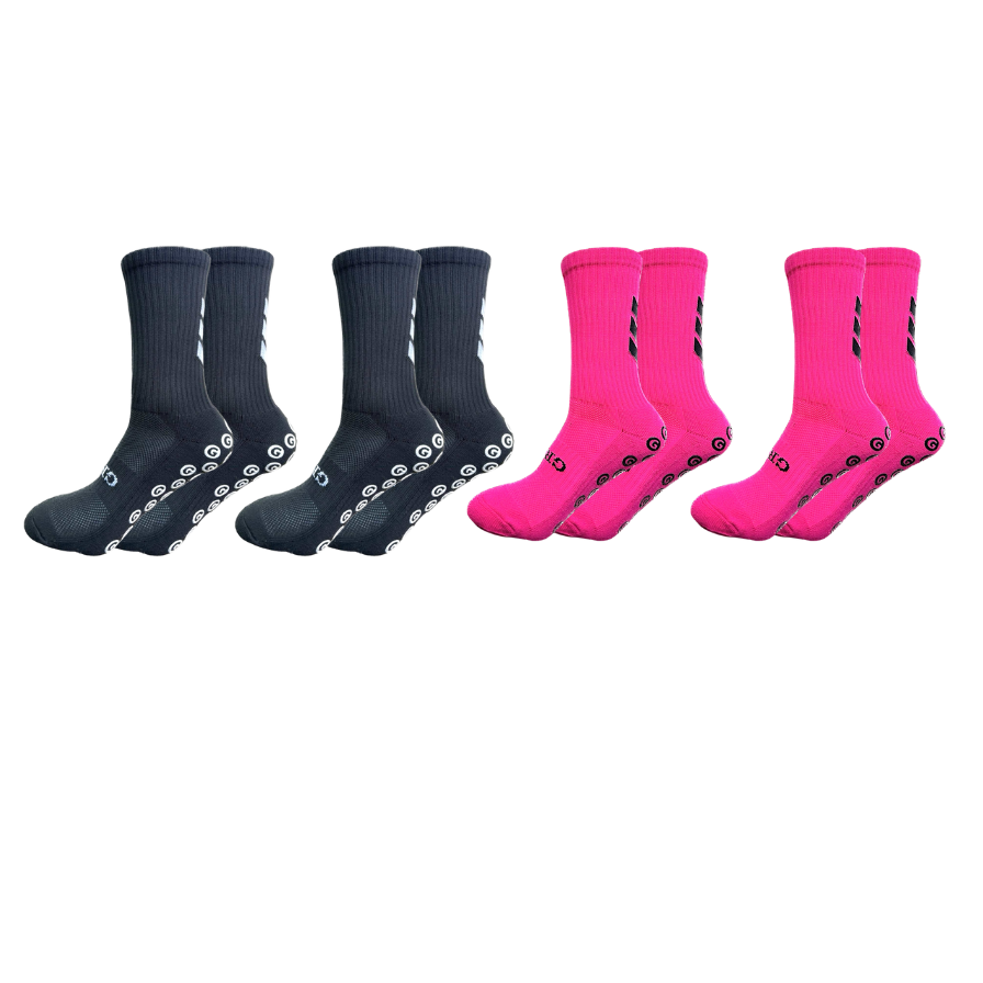 The Power Pack - 4 Pairs of Gripz Socks